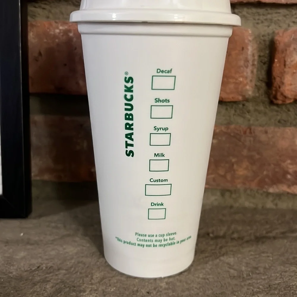 Starbucks 16oz Plastic Coffee Tumbler